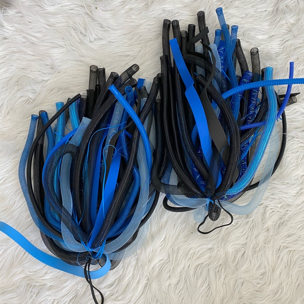 Cyberlox tie in headpiece